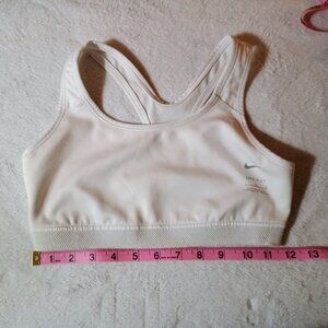 EUC: Nike Sze. L Dri-FIT Sports Bra, Racerback Style, White